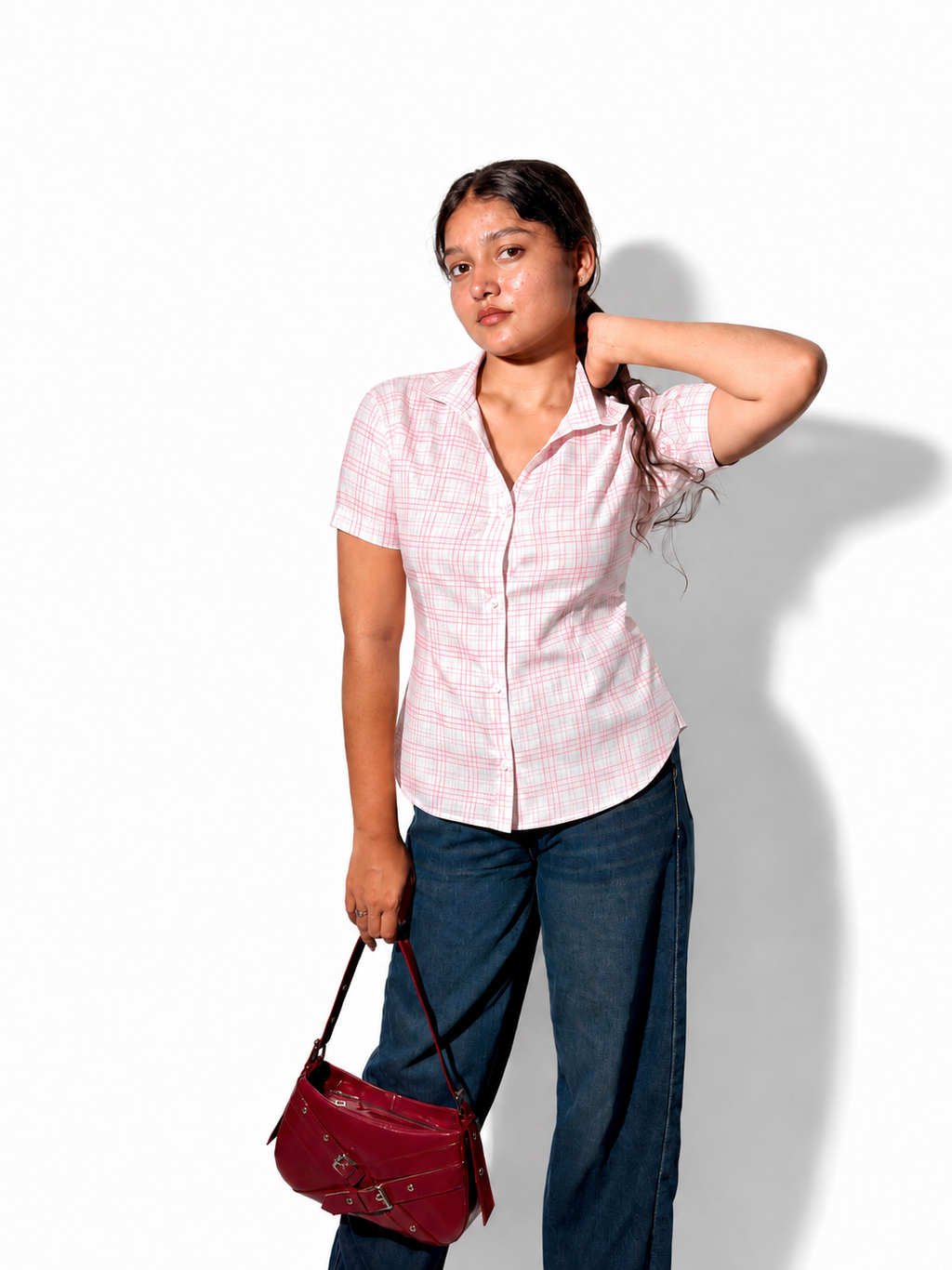 Cotton candy knot shirt