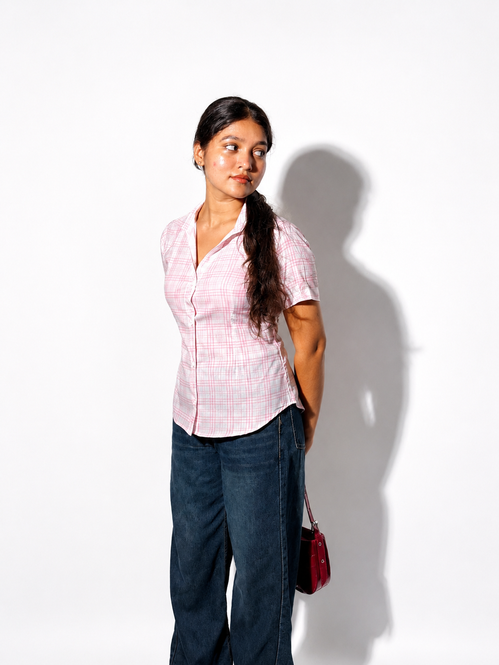 Cotton candy knot shirt