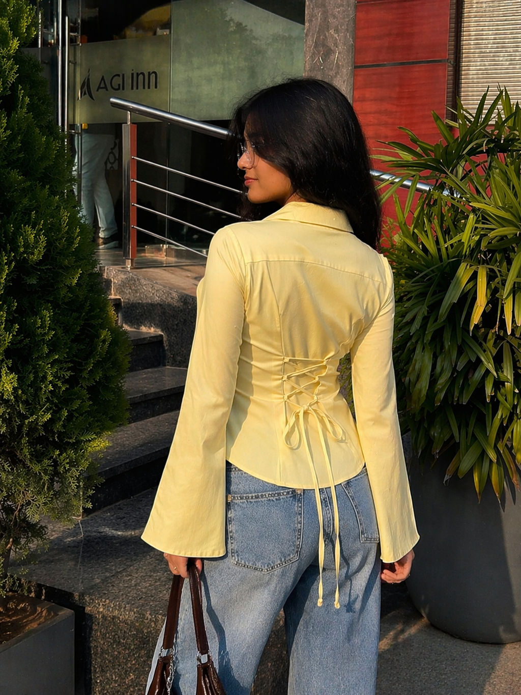 Sunflare Knot Fitted Shirt